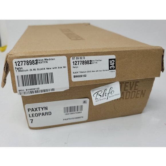 Women's Loafers, Leopard Print Paxtyn Round Toe Slip On Flats, STEVE MADDEN 7M - Picture 9 of 9